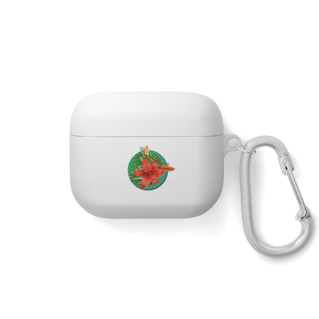 Orange Day Lily AirPods and AirPods Pro Case Cover