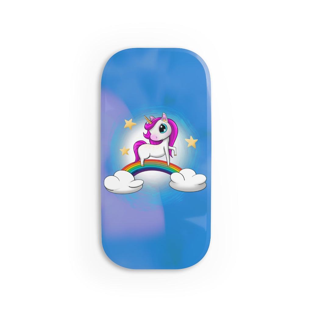 Unicorn rainbow pony Phone Click-On Grip