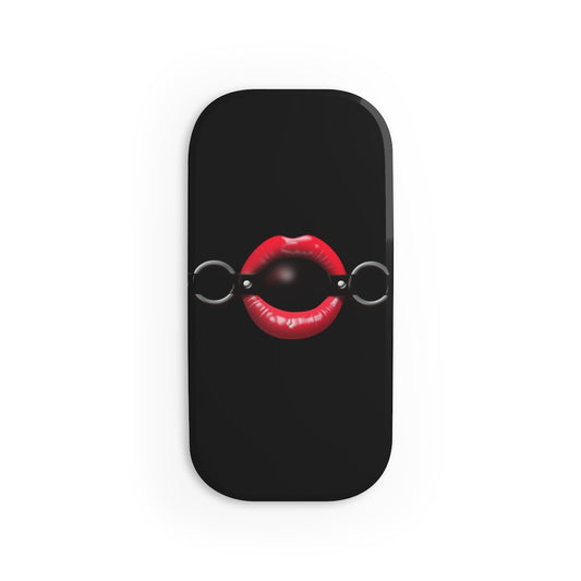 Gag Ball Lips Phone Click-On Grip