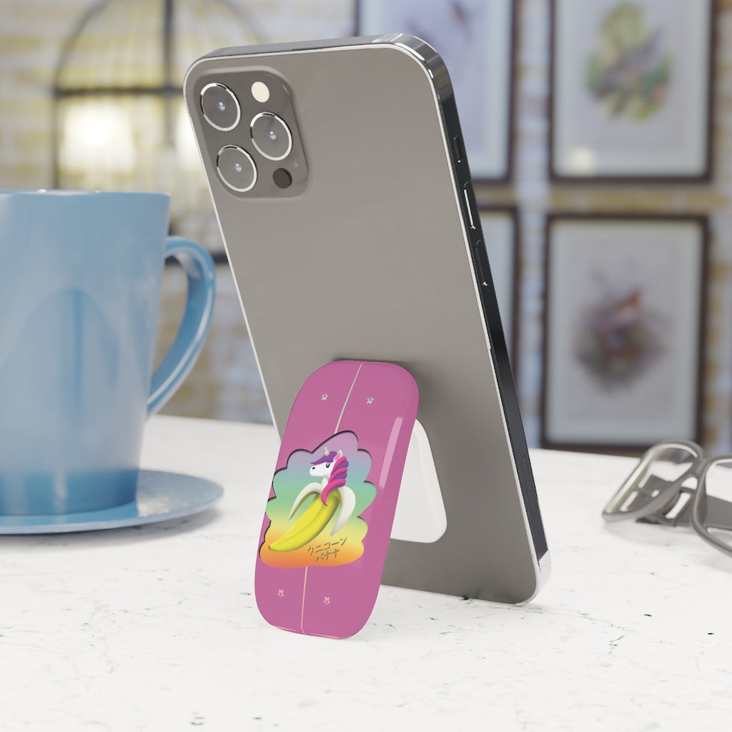 Unicorn Banana Phone Click-On Grip