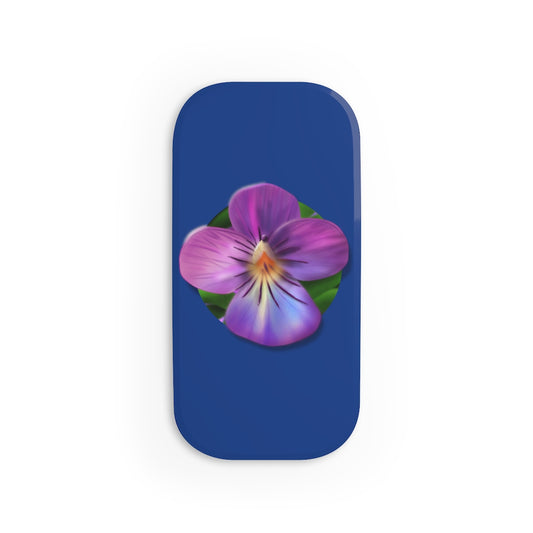 Common Blue Violet Phone Click-On Grip