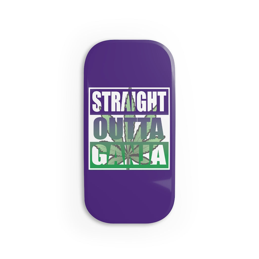 Straight Outta Ganja Phone Click-On Grip