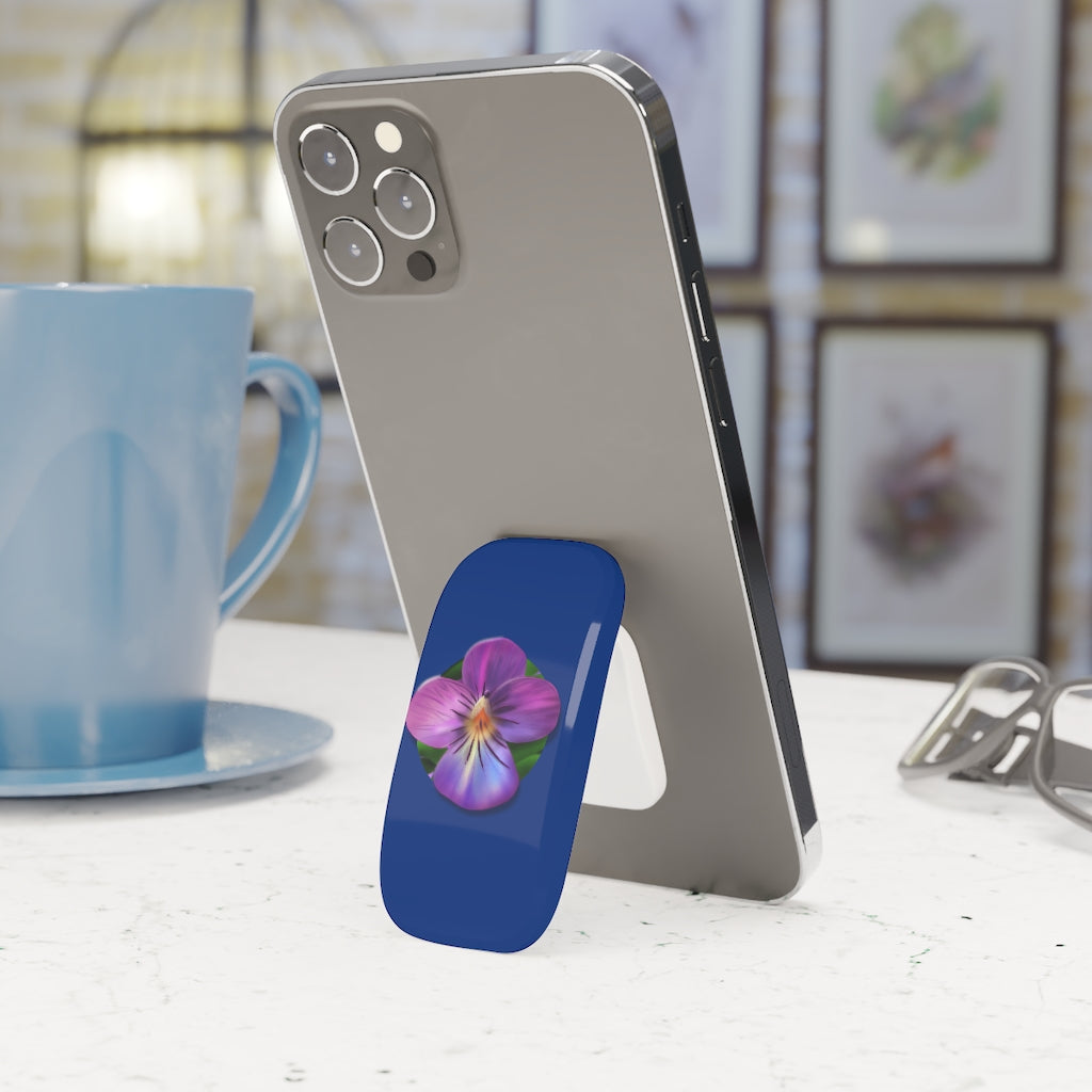 Common Blue Violet Phone Click-On Grip