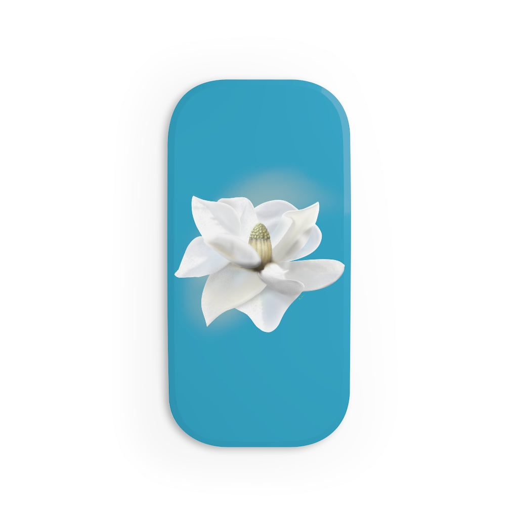 Magnolia Flower Phone Click-On Grip