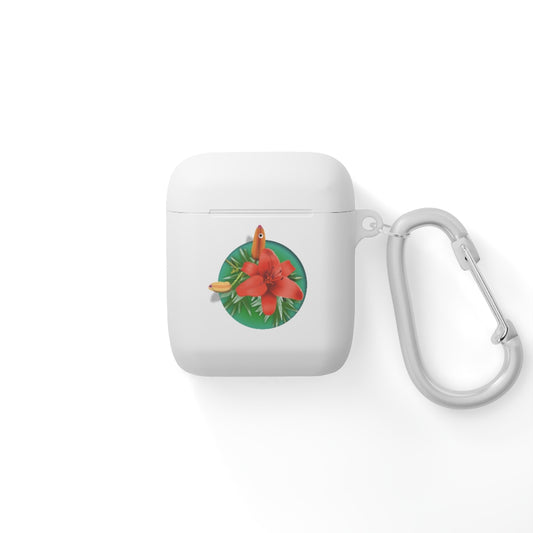 Orange Day Lily AirPods and AirPods Pro Case Cover