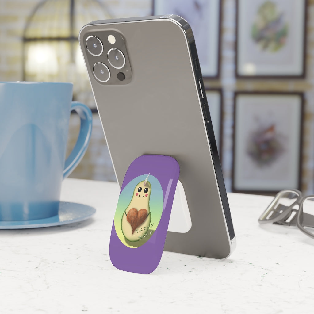 Unicorn Avocado Phone Click-On Grip