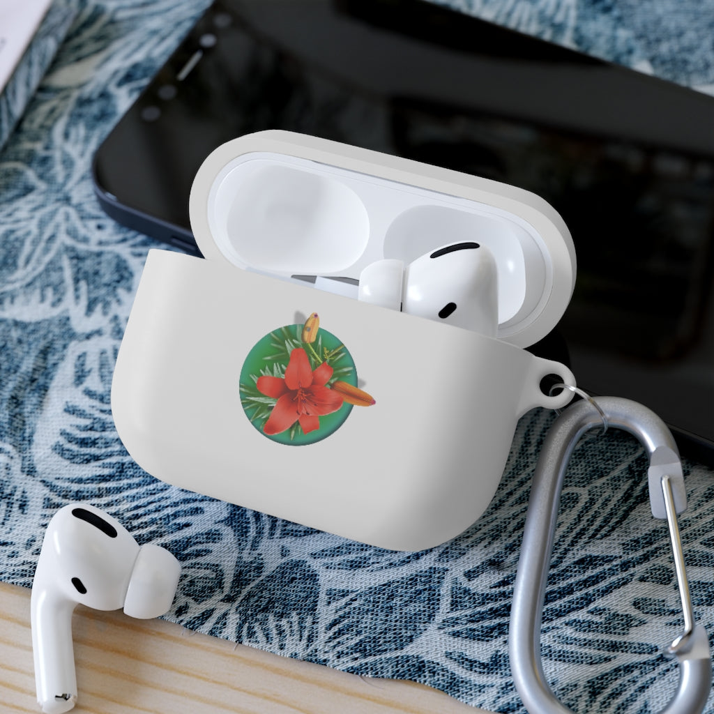 Orange Day Lily AirPods and AirPods Pro Case Cover