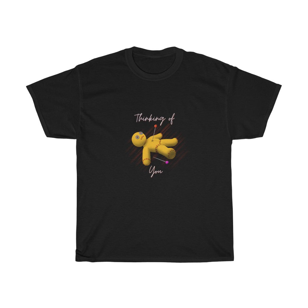 Thinking of you Black Unisex Heavy Cotton Tee