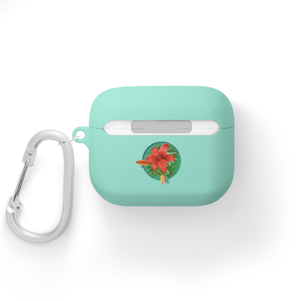 Orange Day Lily AirPods and AirPods Pro Case Cover