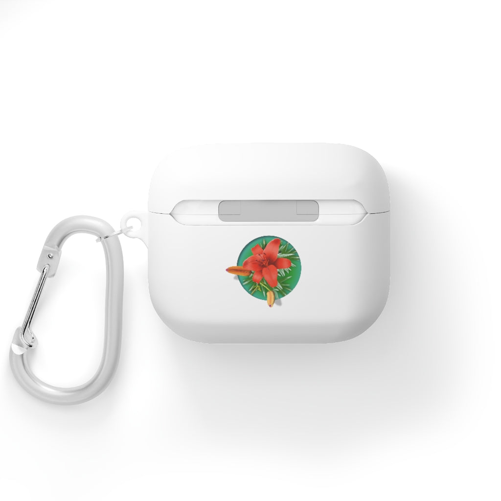 Orange Day Lily AirPods and AirPods Pro Case Cover