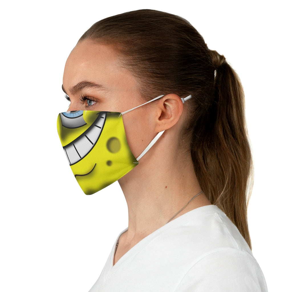 Sponge Smile Fabric Face Mask