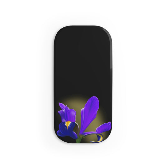 Purple Iris Phone Click-On Grip