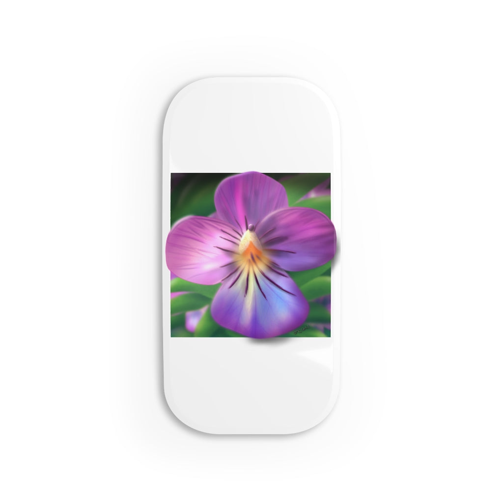 Common Blue Violet Phone Click-On Grip