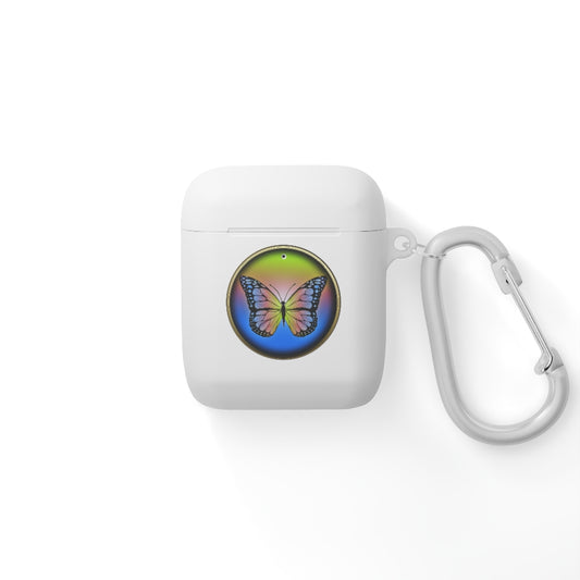 Pastel Rainbow Butterfly Personalized AirPods\Airpods Pro Case cover