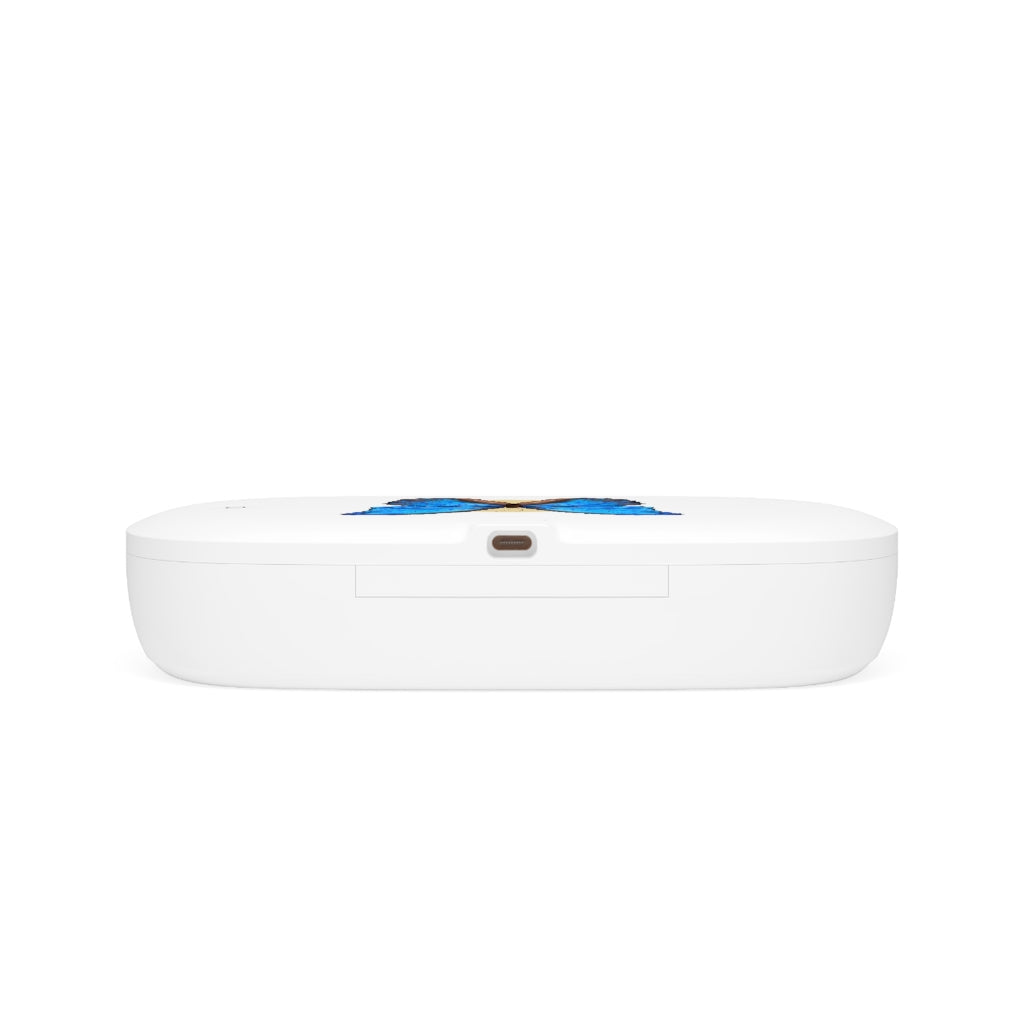 Blue Butterfly UV Phone Sanitizer and Wireless Charging Pad