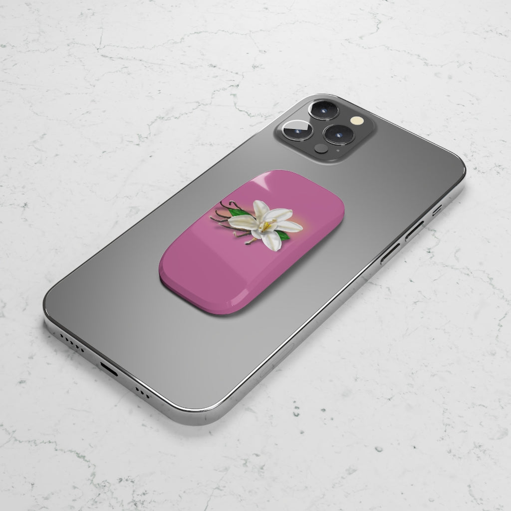 Vanilla Flower Phone Click-On Grip