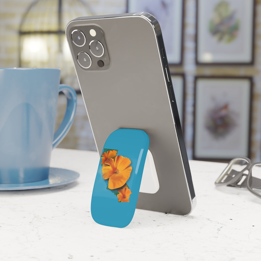 California Golden Poppy Phone Click-On Grip