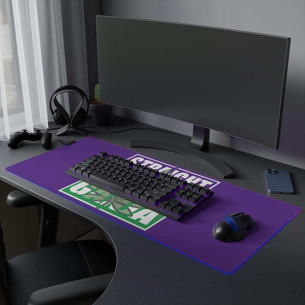 Straight Outta Ganja LED Gaming Mouse Pad